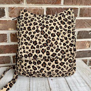 Vera Bradley Leopard Chic Mailbag Crossbody